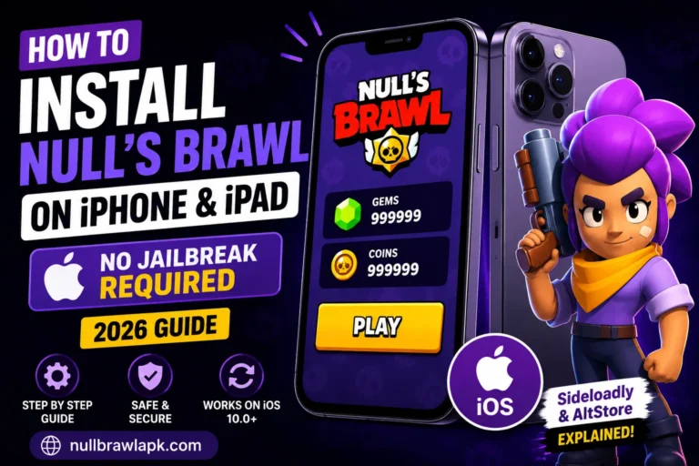 How to Download And Install Null’s Brawl iOS on iPhone, iPad
