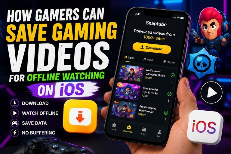 How Gamers Can Save Gaming Videos for Offline Watching on iOS